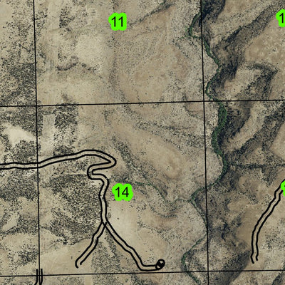 Cow Canyon T8S R15E Township Map Preview 3