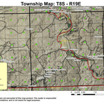 Currant Creek T8S R1E Township Map Preview 1