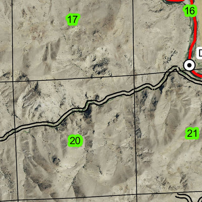 Currant Creek T8S R1E Township Map Preview 2