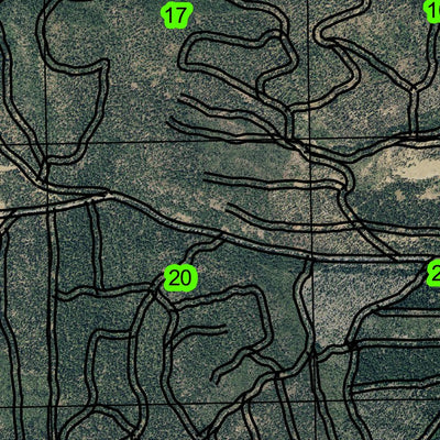 Schoolie Pasture T7S R10E Township Map Preview 2