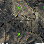 Little Dead Dog Canyon T5S R15E Township Map Preview 3
