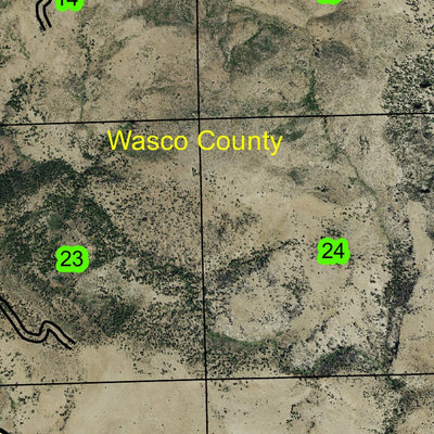 Hardy T7S R14E Township Map Preview 3