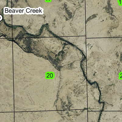 Klawhop Butte T8S R12E Township Map Preview 2