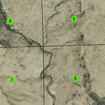 Klawhop Butte T8S R12E Township Map Preview 3