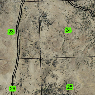 Antelope Valley T8S R17E Township Map Preview 3