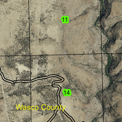 King Canyon T8S R16E Township Map Preview 3