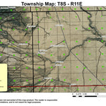 Boulder Creek T8S R11E Township Map Preview 1