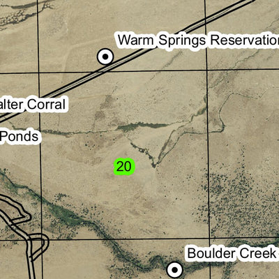Boulder Creek T8S R11E Township Map Preview 2