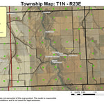 Morgan T1N R23E Township Map Preview 1