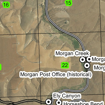 Morgan T1N R23E Township Map Preview 2