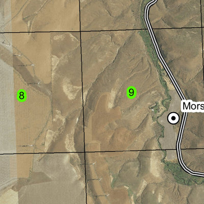 Morgan T1N R23E Township Map Preview 3