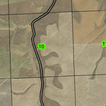 Strawberry Canyon T1N R25E Township Map Preview 3