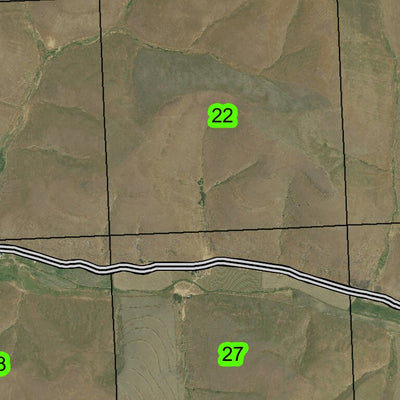 Stingel Canyon T2S R27E Township Map Preview 3