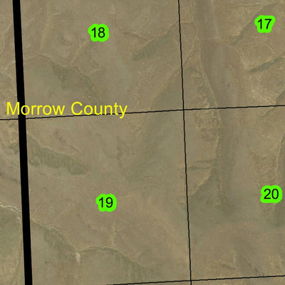 Buttermilk Canyon T1S R29E Township Map Preview 2