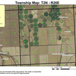 Alpine T2N R26E Township Map Preview 1
