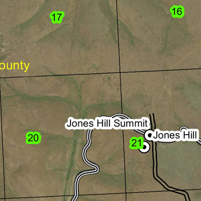 Jones Hill T2S R28E Township Map Preview 2