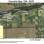 Irrigon T5N R27E Township Map Preview 1
