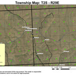 Franklin Hill T2S R29E Township Map Preview 1