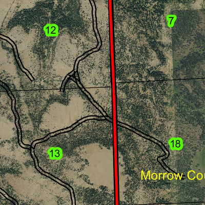 Camas Prairie T6S R25E Township Map Preview 3