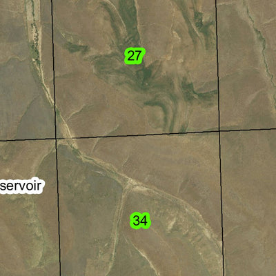 Gleason Butte T1S R27E Township Map Preview 3