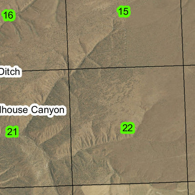 Schoolhouse Canyon T2N R23E Township Map Preview 2
