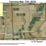 Butler Creek Junction T2N R27E Township Map Preview 1