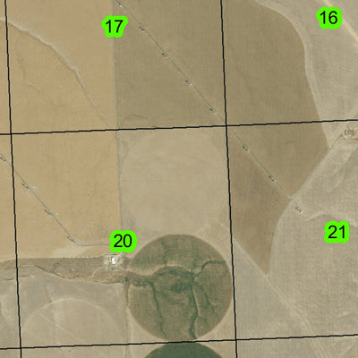 Butler Creek Junction T2N R27E Township Map Preview 2