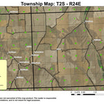 Keck Canyon T2S R24E Township Map Preview 1