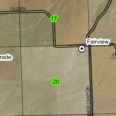 Keck Canyon T2S R24E Township Map Preview 2