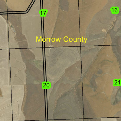 Sourdough Canyon T2S R25E Township Map Preview 2