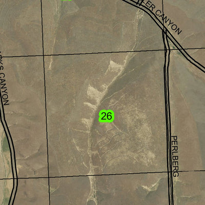 Sourdough Canyon T2S R25E Township Map Preview 3