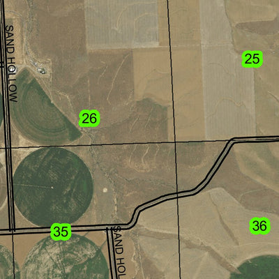 Sand Hollow T1N R26E Township Map Preview 3