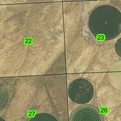 Ward Butte T3N R27E Township Map Preview 3