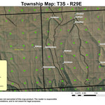 Sourdough Canyon T3S R29E Township Map Preview 1