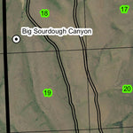 Sourdough Canyon T3S R29E Township Map Preview 2