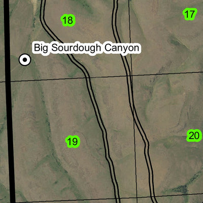 Sourdough Canyon T3S R29E Township Map Preview 2