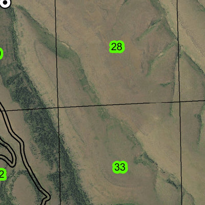 Sourdough Canyon T3S R29E Township Map Preview 3
