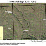 Willow Creek T3S R28E Township Map Preview 1