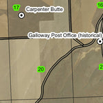Carpenter Butte T1N R27E Township Map Preview 2