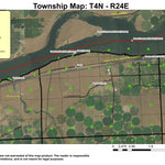 Boardman Airstrip T4N R24E Township Map Preview 1