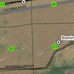 Boardman Airstrip T4N R24E Township Map Preview 2