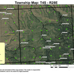Bald Mountain T4S R28E Township Map Preview 1