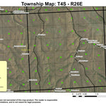 Gilliam Canyon T4S R26E Township Map Preview 1