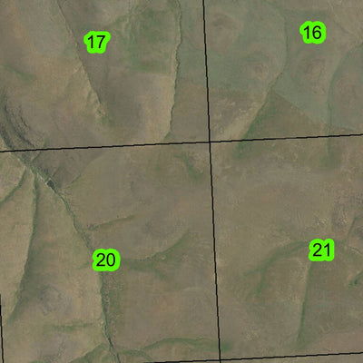 Gilliam Canyon T4S R26E Township Map Preview 2