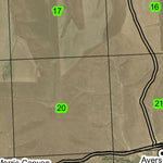 Morris Canyon T1N R28E Township Map Preview 2