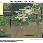 Boardman T4N R25E Township Map Preview 1