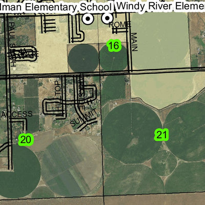 Boardman T4N R25E Township Map Preview 2