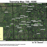 Heck and Gone T5S R28E Township Map Preview 1
