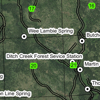 Heck and Gone T5S R28E Township Map Preview 2