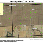 Naval Bombing Range Boardman T2N R25E Township Map Preview 1